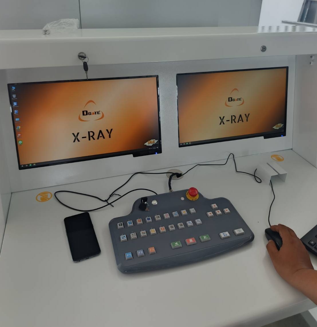 เครื่องเอ็กเรซ์กระเป๋า Dual view X-Ray Baggage Scanner