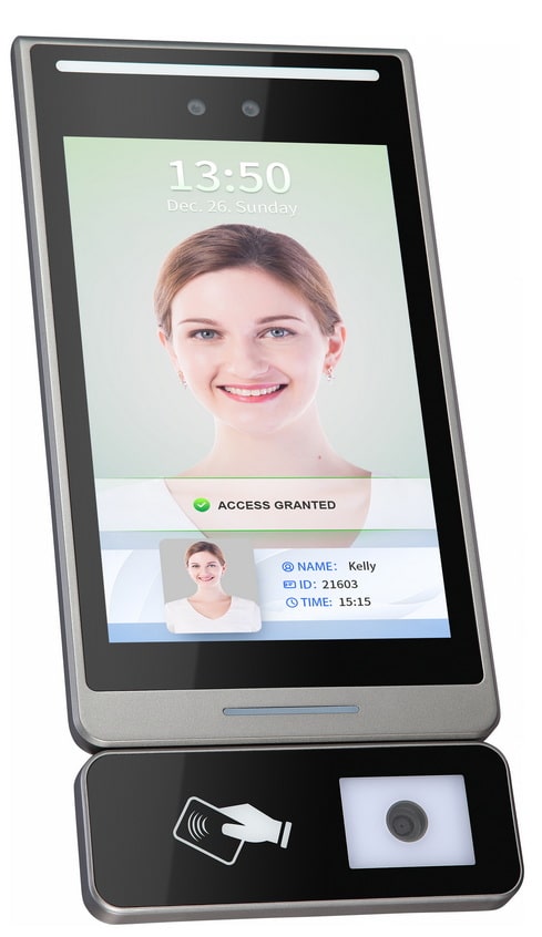 Face + Card + QR Code 3-in-1 Touch Display Multi-Authentication