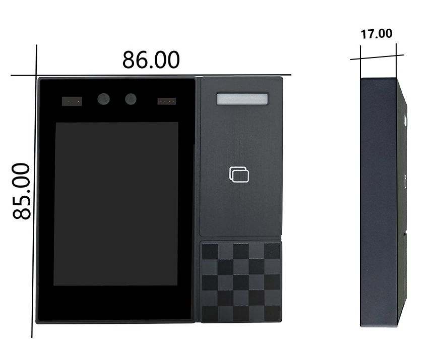 Face + Card 2.8" Mini Compact Wall-mount Standalone Light