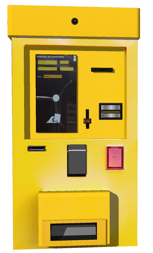 AutoPayment QR Outdoor Lite Carpark ตู้ชำระเงินทางออก Unmanned 24/7
