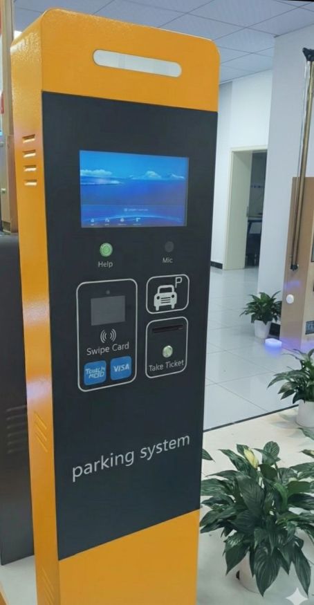 ตู้กดบัตรทางเข้า ลานจอดรถ Ticket Dispenser