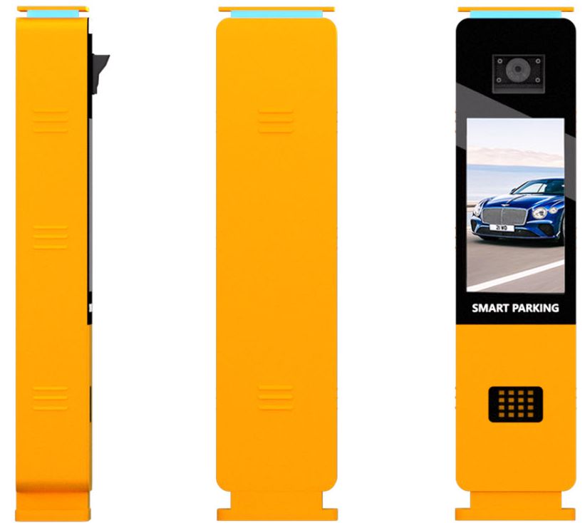กล้องอ่านป้ายทะเบียน 5MP+จอ LCD แบบ Online