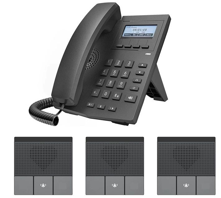 ปุ่มแจ้งเหตุฉุกเฉิน SOS IP Intercom Set