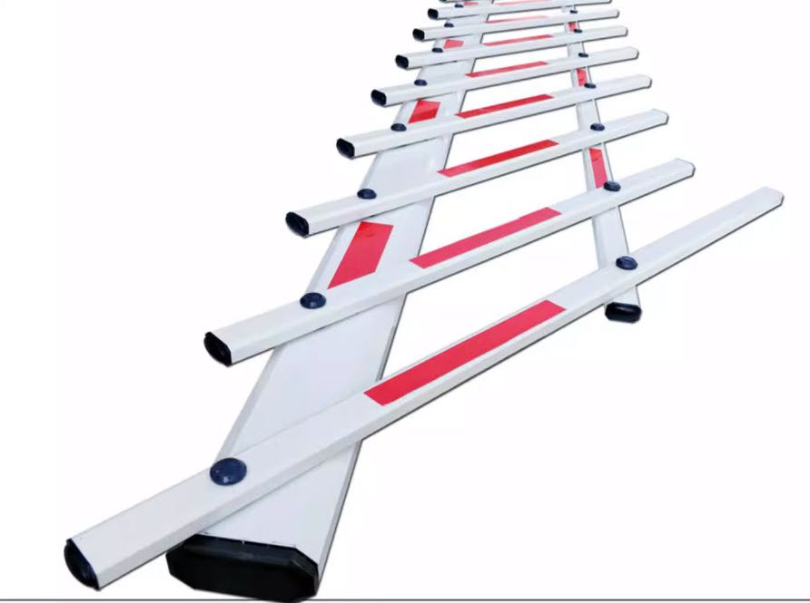 แขนกั้นรถยนต์แบบรั้วตะแกรง Fence Arm 2 ชั้น Anti-tailgating