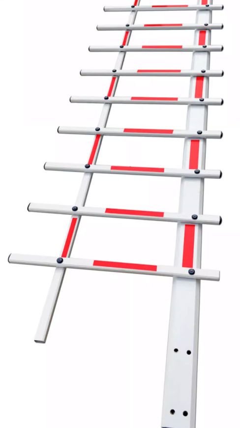 แขนกั้นรถยนต์แบบรั้วตะแกรง Fence Arm 2 ชั้น Anti-tailgating