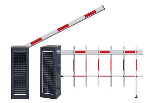 ไม้กั้นรถยนต์แบบโซล่าเซลล์ Solar Cell Gate Barrier