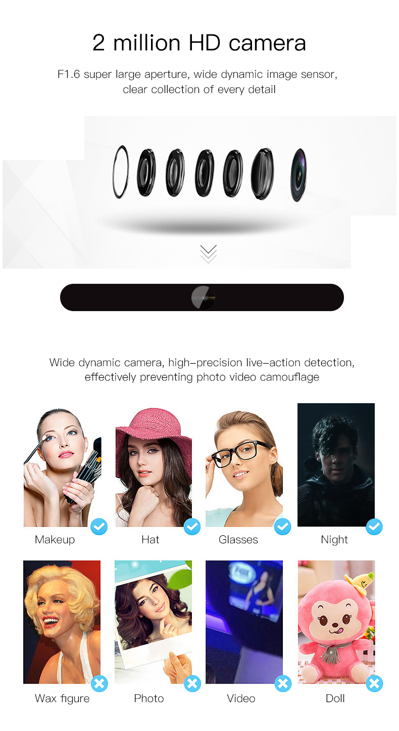 Face Recognition 42" Mega Display Lobby Touch Attendance + Door