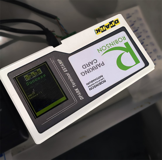 E-Stamp Reader Carpark Mifare NFC Proximity TFT 2.4" Online/Offline