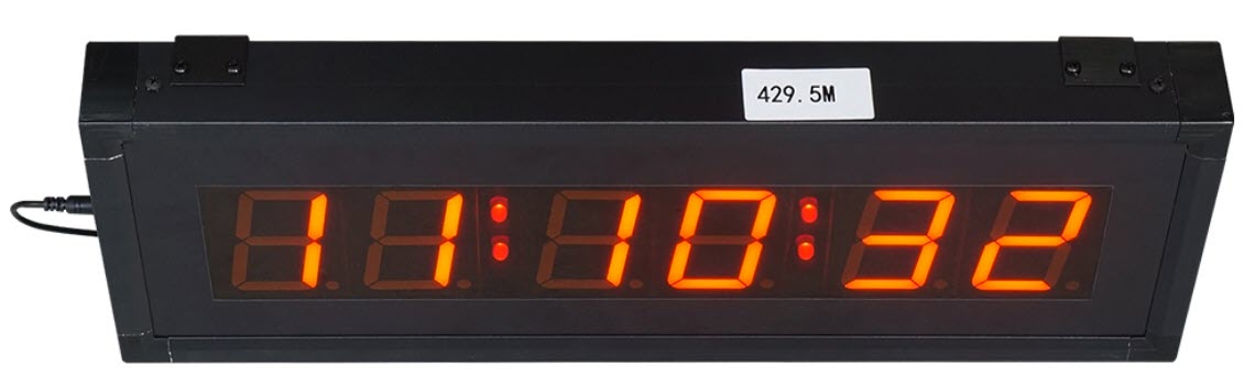 Synchronized NTP Clock Display นาฬิกาออนไลน์ Network Carpark