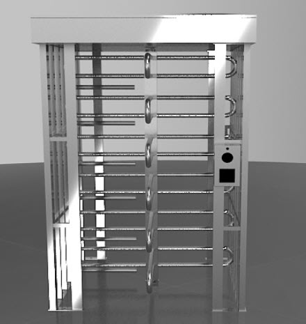 ประตูหมุนกั้นคน Full Height Turnstile
