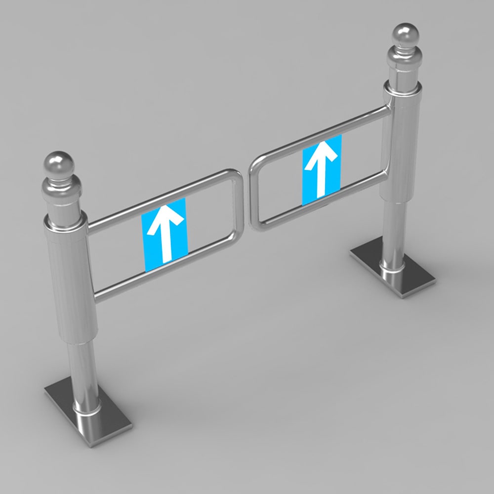 ประตูกั้นบานสวิง Manual Swing Gate