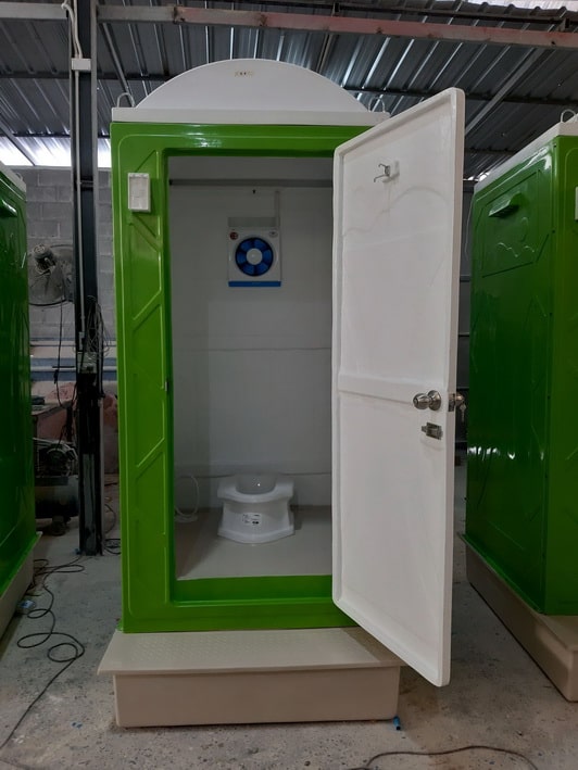 ห้องน้ำไฟเบอร์กลาส 1.1*1.1 Toilet