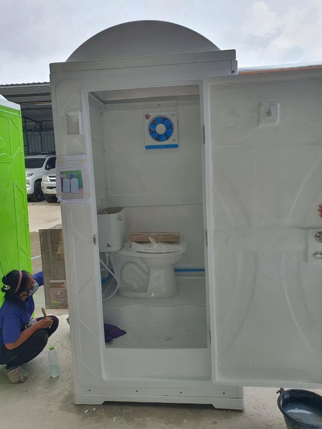 ห้องน้ำไฟเบอร์กลาส 1.1*1.1 Toilet