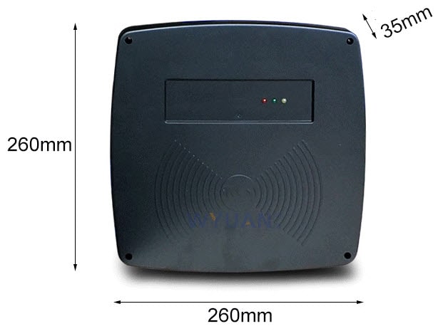 หัวอ่าน RFID 125Khz Long Range 60cm Solid Case Wiegand 26/34 IP54