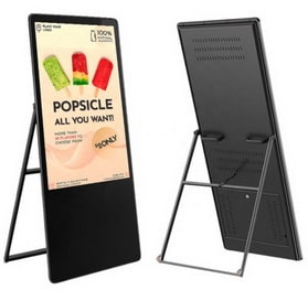 Kiosk signage Poster type