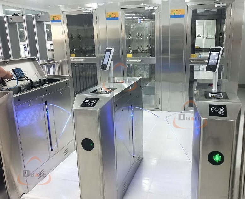 ประตูปีกผีเสื้อ Flap barrier gate (Two Movement)