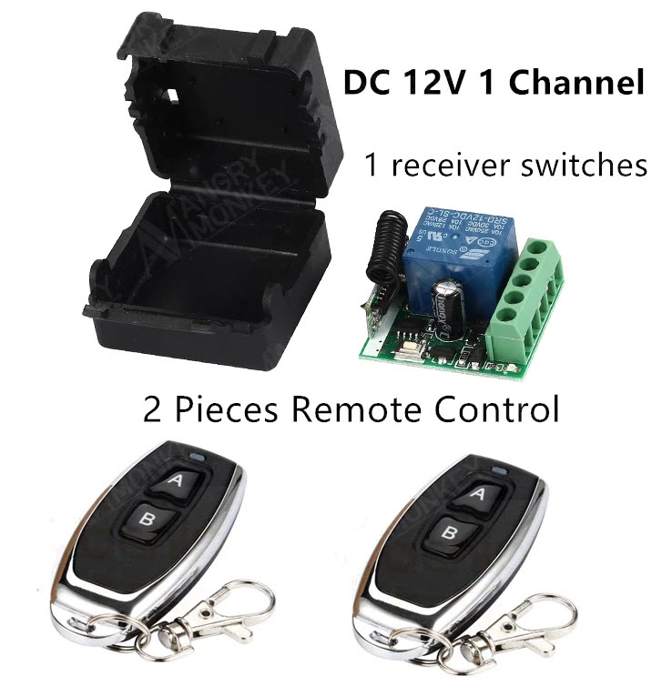 Remote รีโมท 12V 2CH 10A
