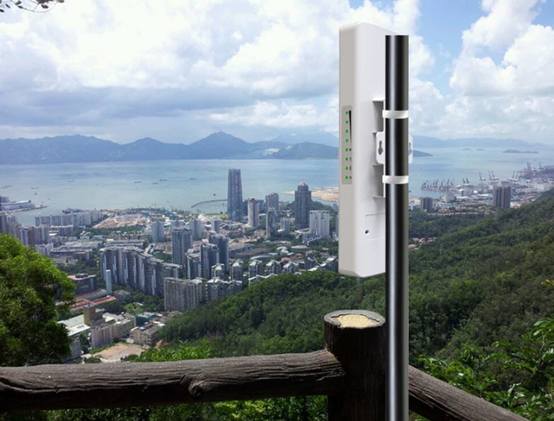 Wireless P2P Bridge 5.8GHz 900Mbps 12dBi MIMO TCP/IP CPE Long Range
