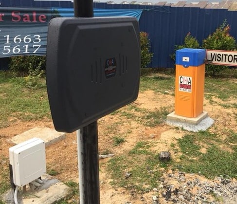 หัวอ่านบัตร RFID 125Khz Long Range 90-130cm IP54 Wiegand 26/34