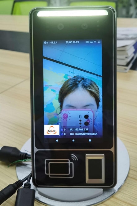 Face + Fingerprint + Card 3-in-1 5" Touch 20,000 Faces Dual Camera