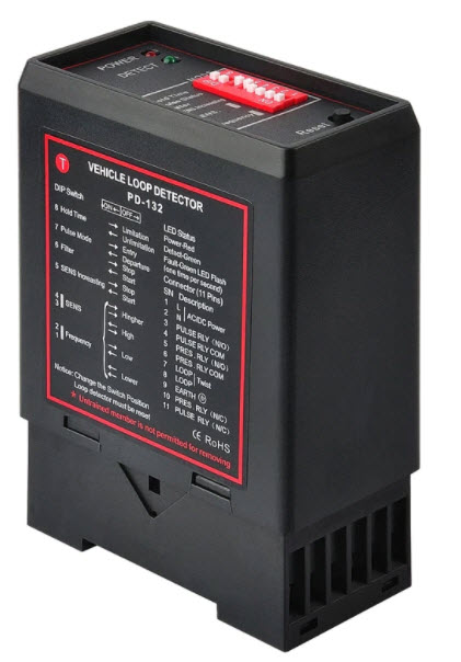 Loop Detector ไม้กั้นรถ 4-level Sensitivity Anti-fall ปรับละเอียด