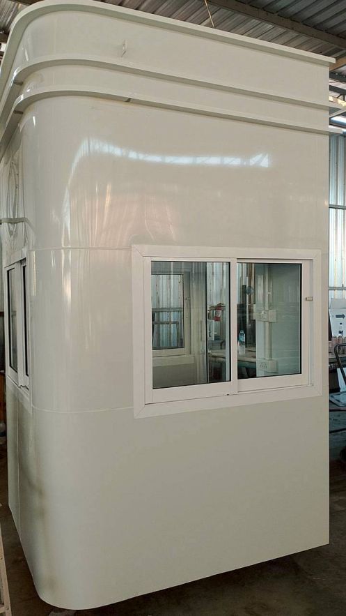 ป้อมยามสำเร็จรูปสีขาว