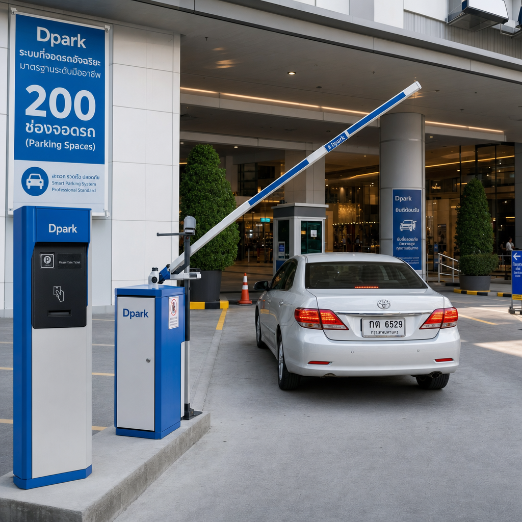 Case Study Mall 200 ช่อง — Dpark installation