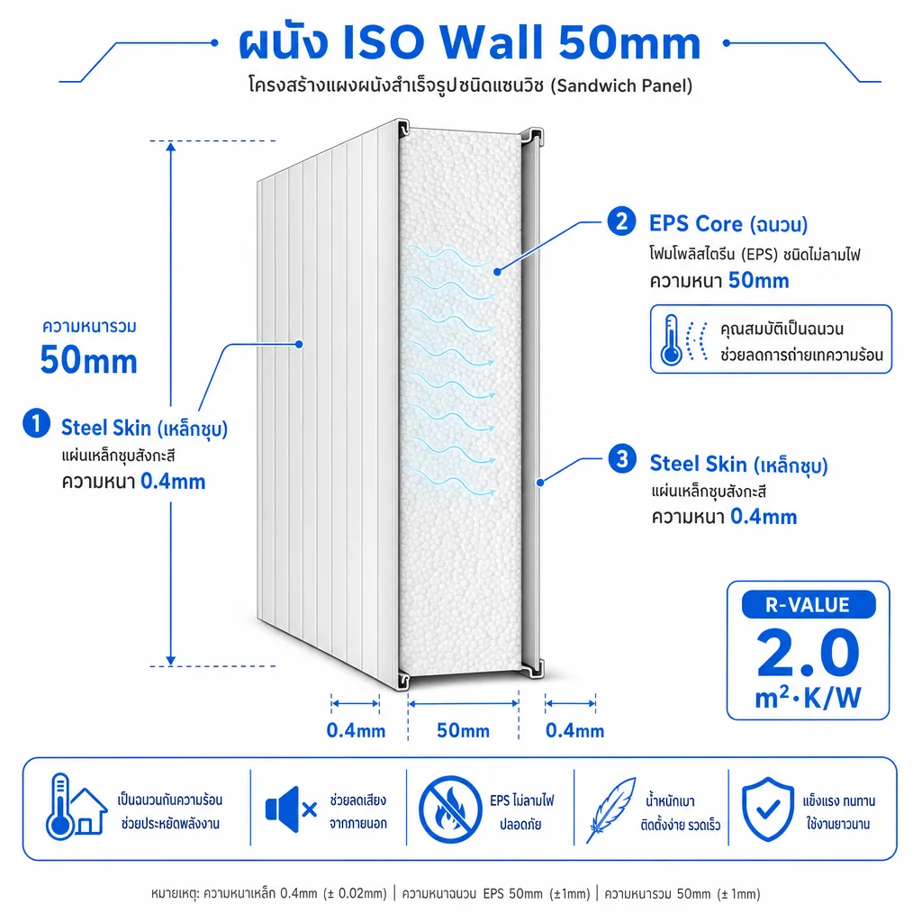 ISO Wall Panel layers