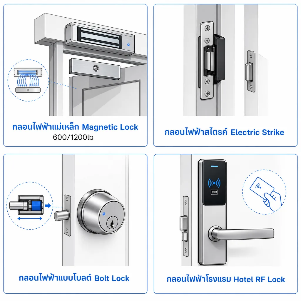 4 Lock Types Comparison