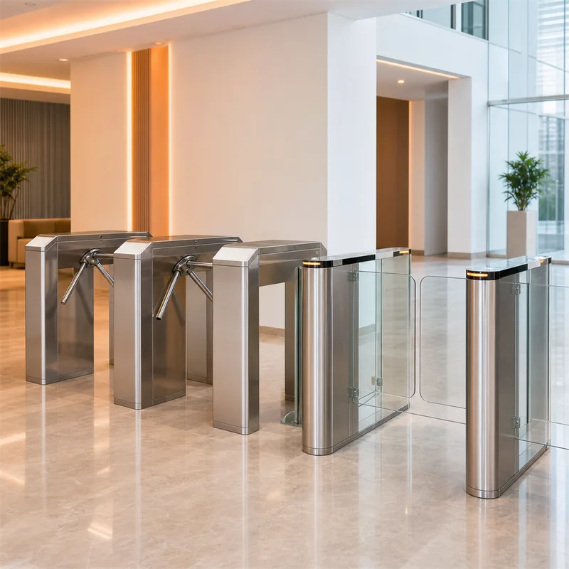 เครื่องกั้นคน Turnstile แบบ Tripod, Flap Barrier และ Speed Gate