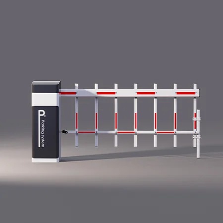 ภาพประกอบรูปแบบแขนกั้น CP-CPG132 แบบแขนรั้ว 2 ชั้น (Two Fence Arm)