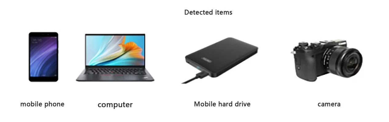 กลุ่มอุปกรณ์อิเล็กทรอนิกส์และสื่อสารที่ระบบ AI ตรวจจับได้ใน SE-WT-M01