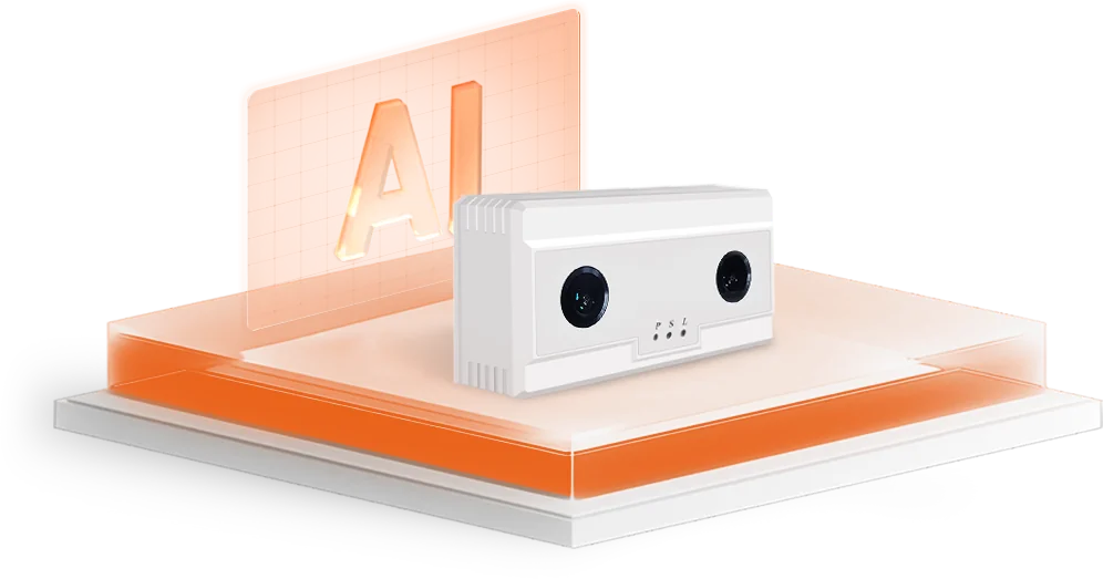 PCS-CCD20 กล้องนับจำนวนคน 3D Stereo Vision ติดเพดาน