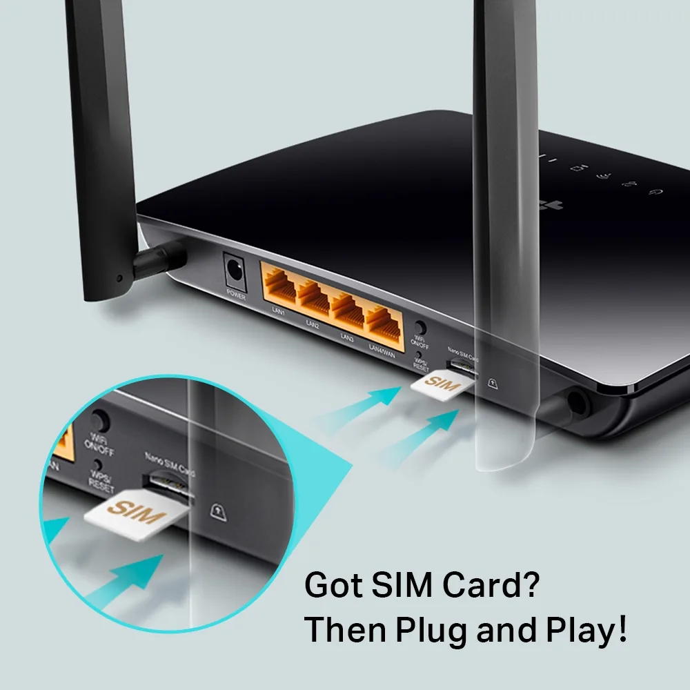 ช่องใส่ Nano SIM Plug and Play เสียบซิมแล้วใช้งานได้ทันที