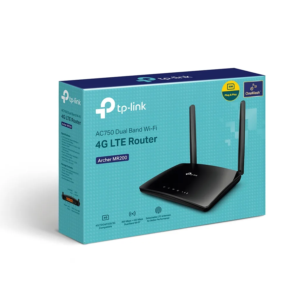กล่องบรรจุภัณฑ์ TP-Link Archer MR200 ของแท้
