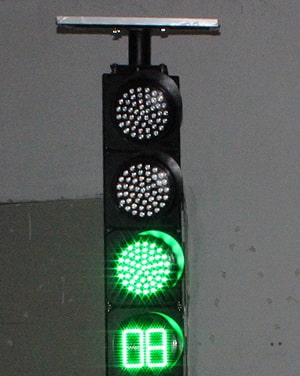 TE-TLRG02-PWTM:ไฟรูปคนข้ามถนน+counter
