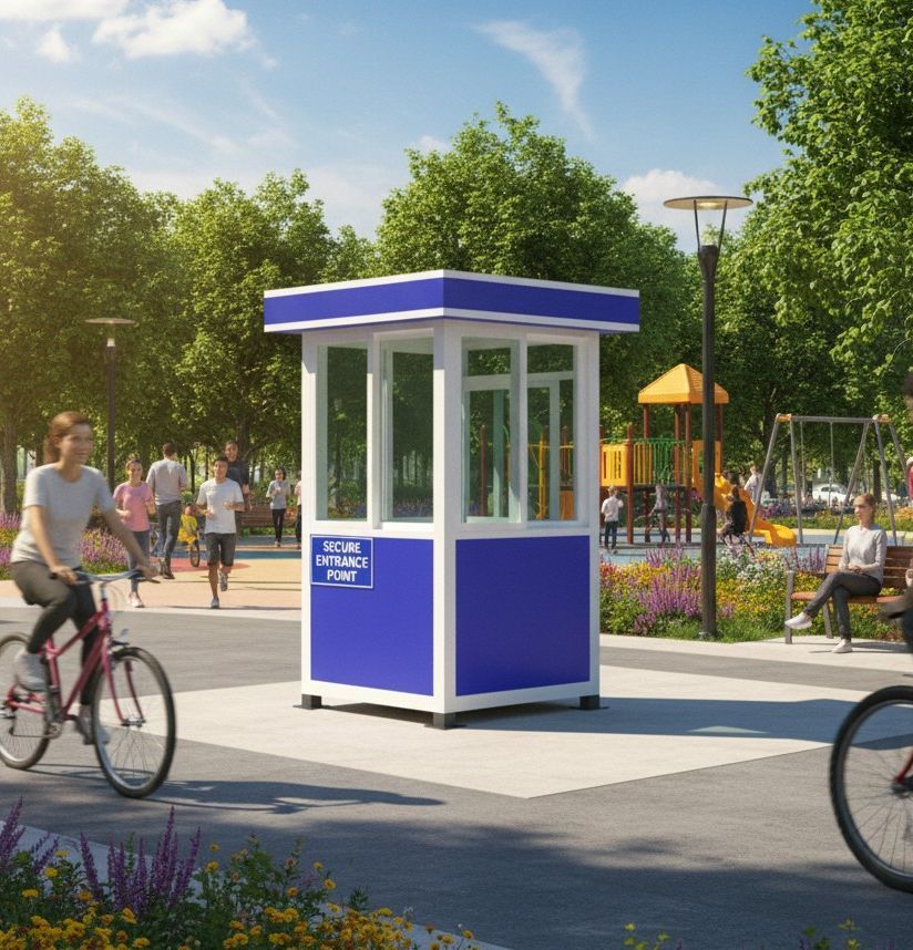 TEH-GB12-1218:ป้อมยามสำเร็จรูป Guard Booth GB12