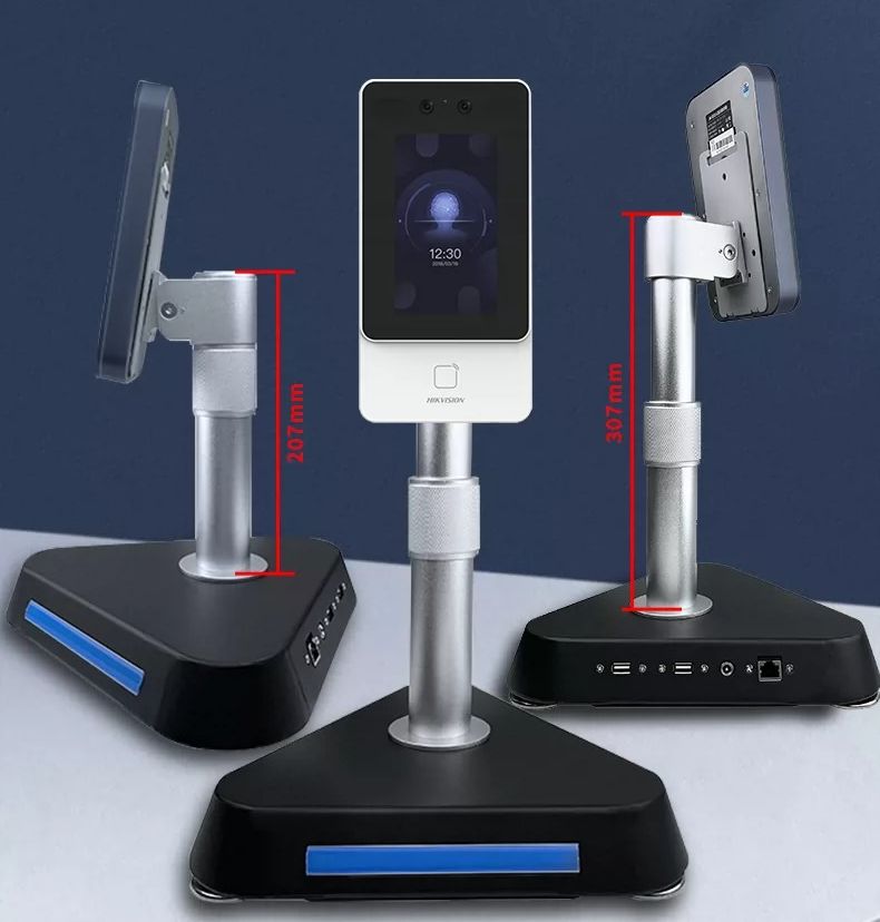 ขาตั้งเครื่องสแกนใบหน้า สูง 207 มม. สำหรับ Turnstile และเคาน์เตอร์