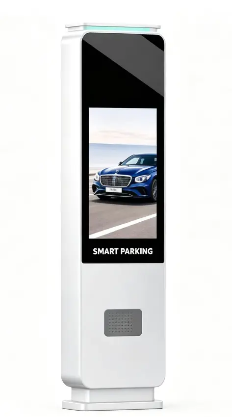 กล้องอ่านป้ายทะเบียน 5MP+จอ LCD แบบ Online