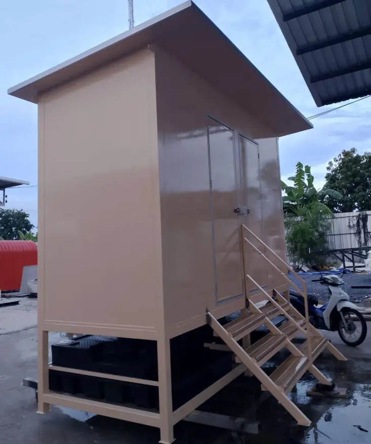 ห้องน้ำสนามสำเร็จรูป ยกสูง Construction Toilet