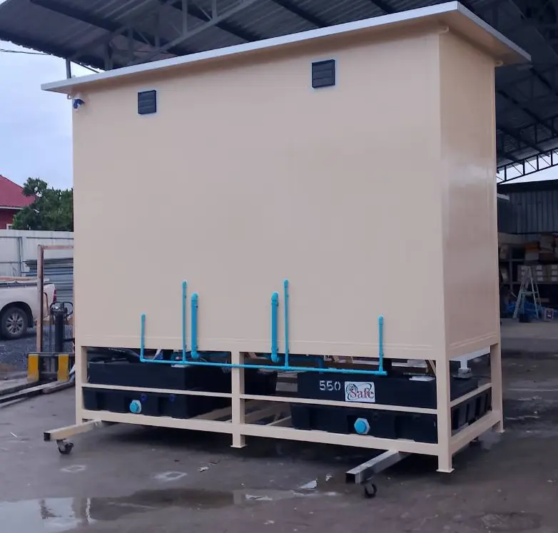 ห้องน้ำสนามสำเร็จรูป ยกสูง Construction Toilet