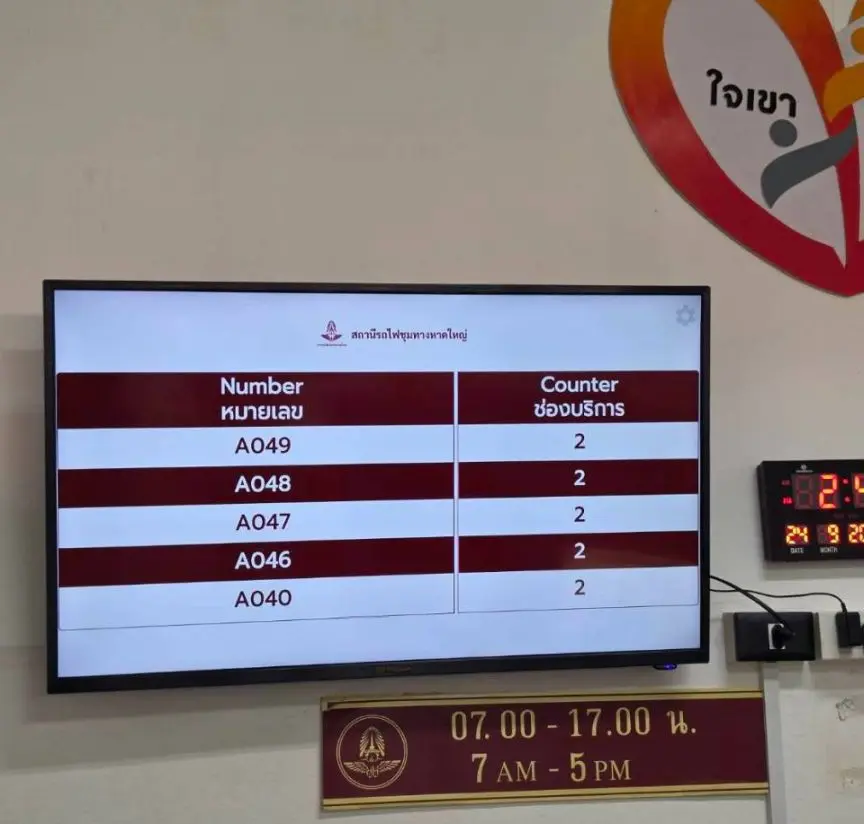 ระบบกดเรียกคิว Queue Mini Caller