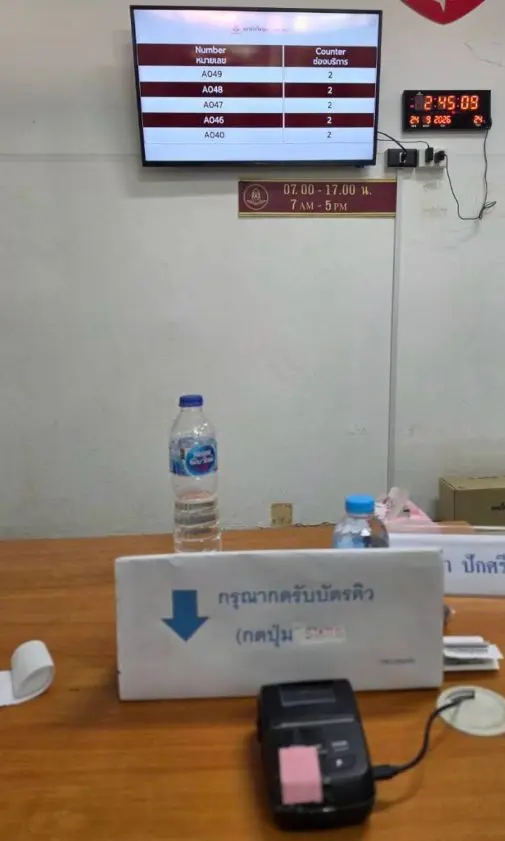 ระบบกดเรียกคิว Queue Mini Caller