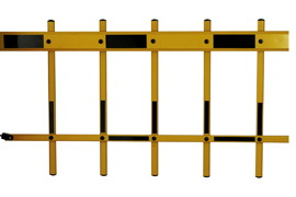 แขนกั้นรถยนต์แบบรั้วตะแกรง Fence Arm 2 ชั้น Anti-tailgating