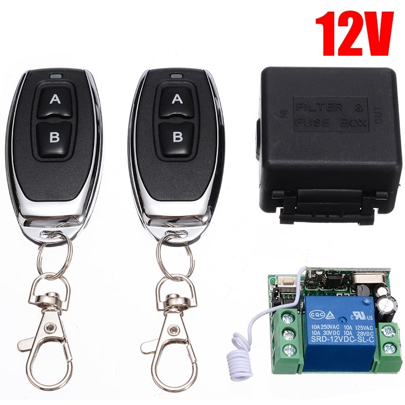 Remote รีโมท 12V 2CH 10A