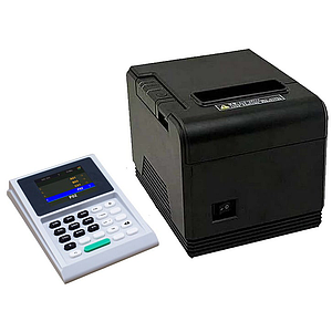 ชุดระบบคิว  1 ช่องบริการ Queue printer + Caller