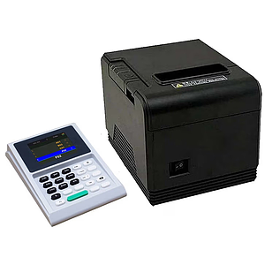 ชุดระบบคิว  1 ช่องบริการ Queue printer + Caller