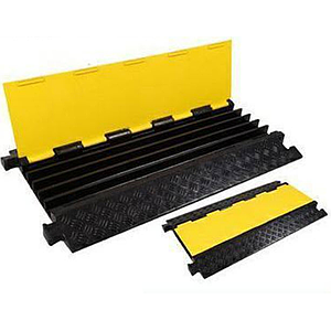 ยางร้อยสายไฟ ยางป้องกันสายไฟ 5 ช่อง Rubber Cable Protector 5CH