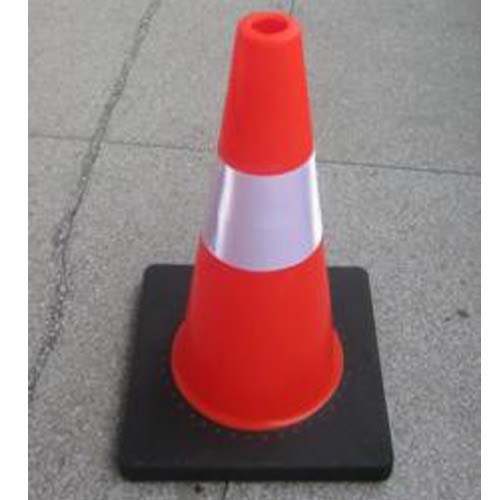 PVC Cone (Black Base) 45cm