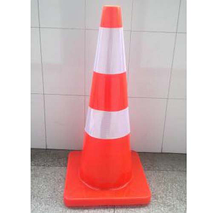 PVC Cone (Red Base) 75cm